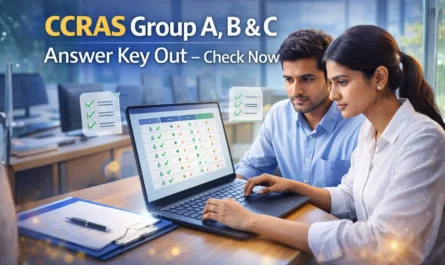 CCRAS Answer Key Out for Group A, B & C