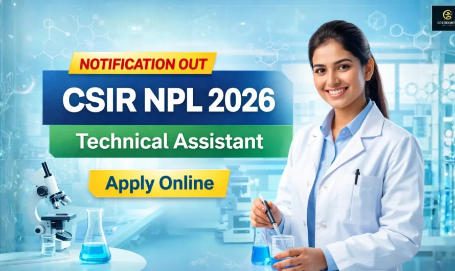 CSIR NPL Delhi Recruitment 2026