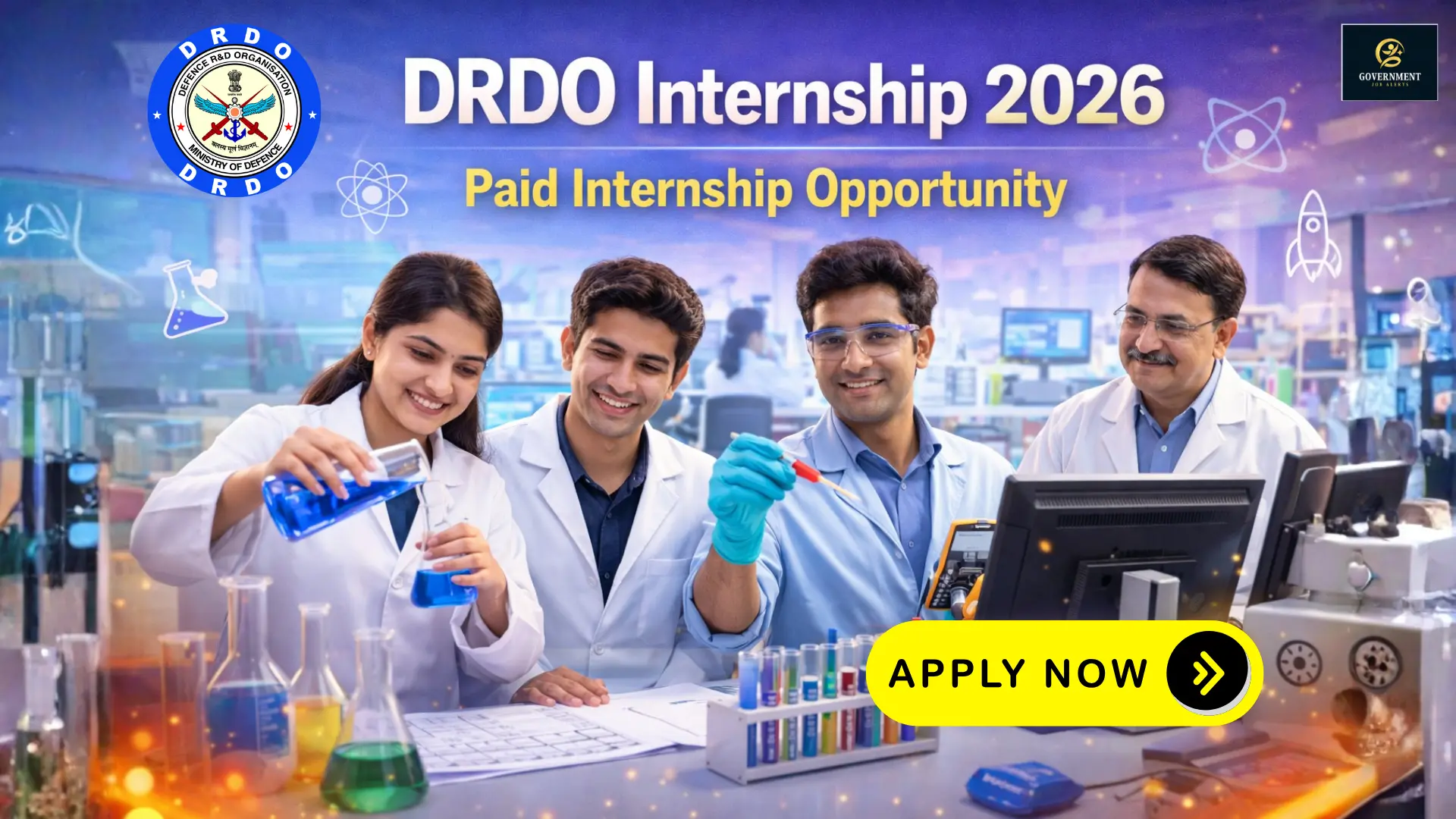 DRDO HEMRL Paid Internship 2026