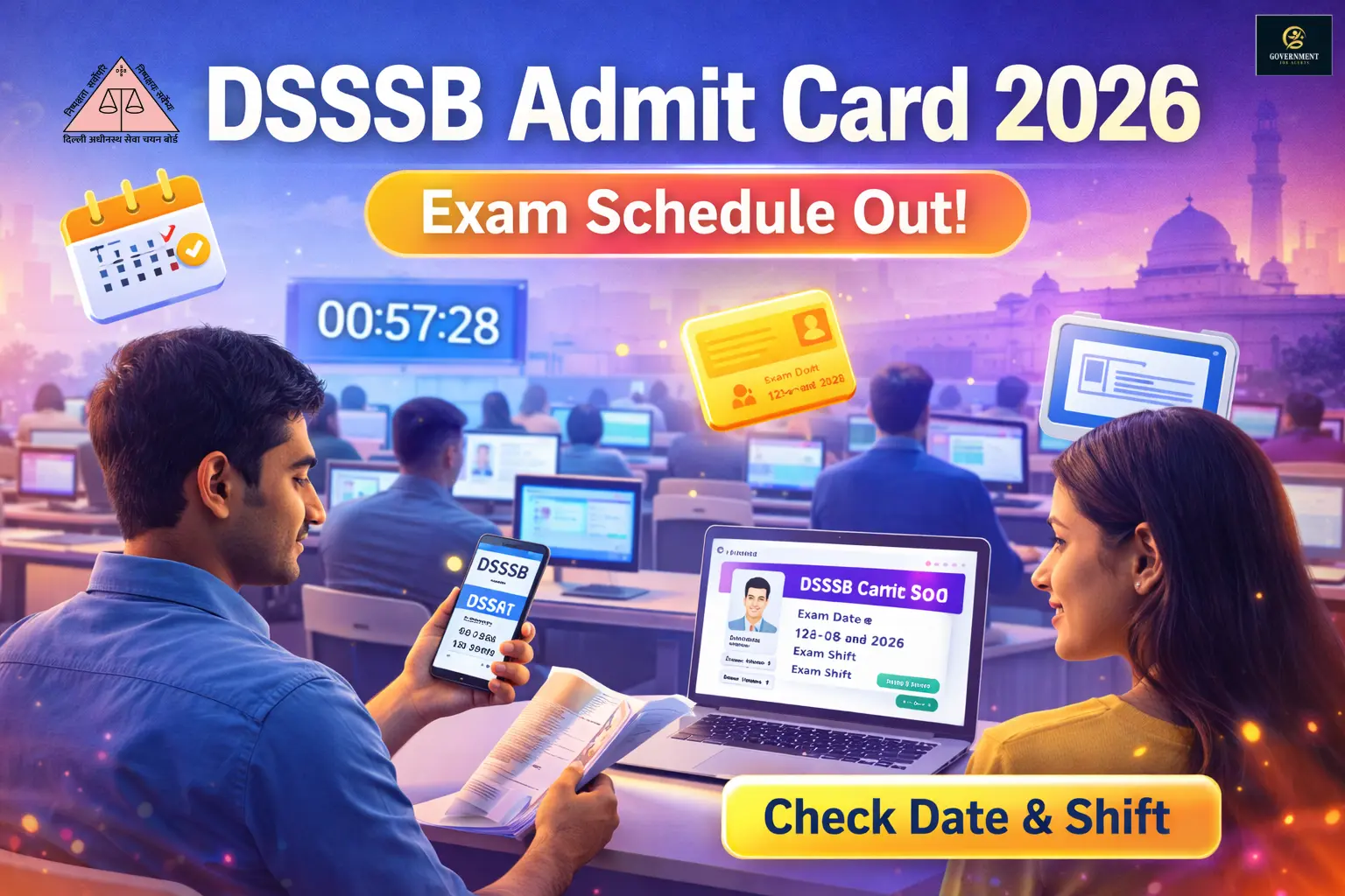 DSSSB Admit Card 2026