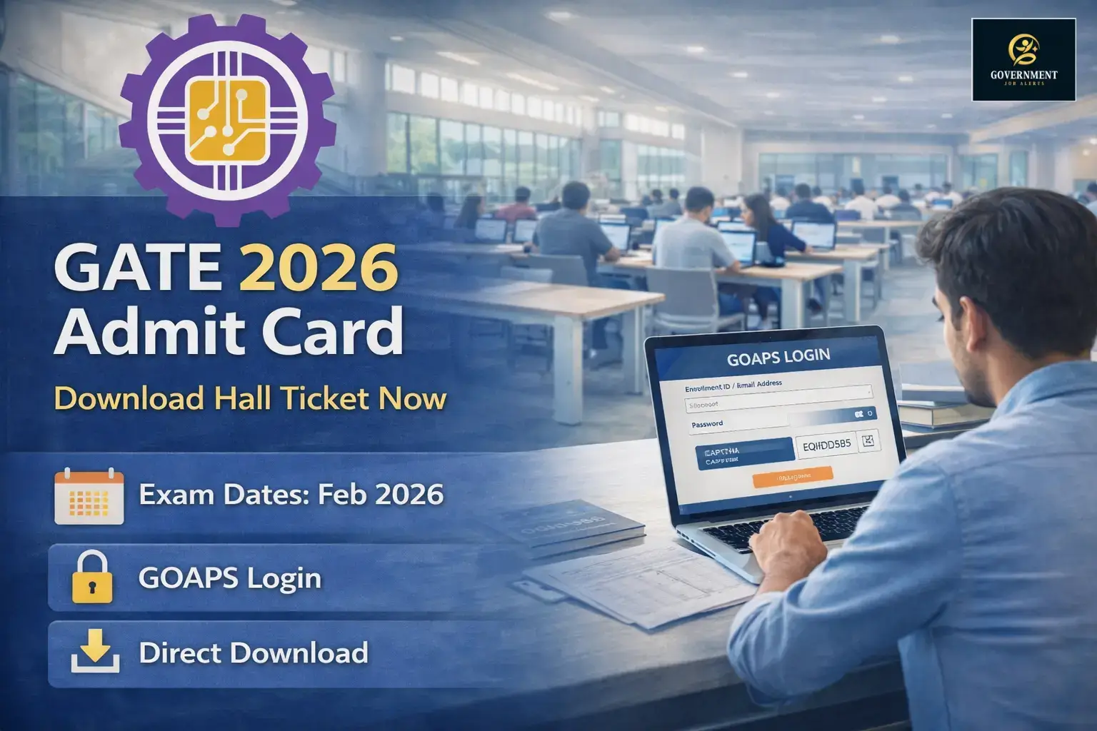 GATE 2026 Admit Card Update - Government Job Alerts