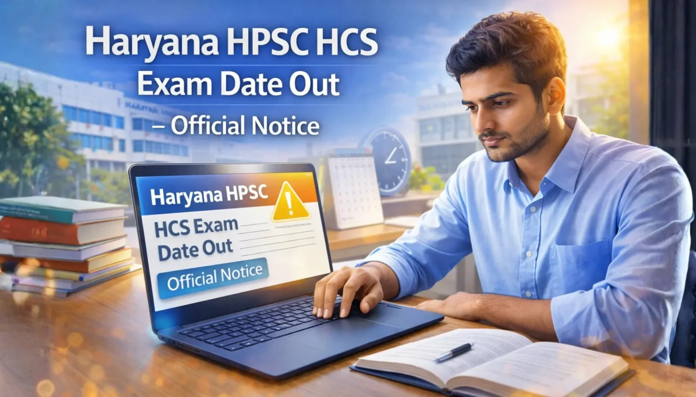 Haryana HPSC HCS Exam Date Out