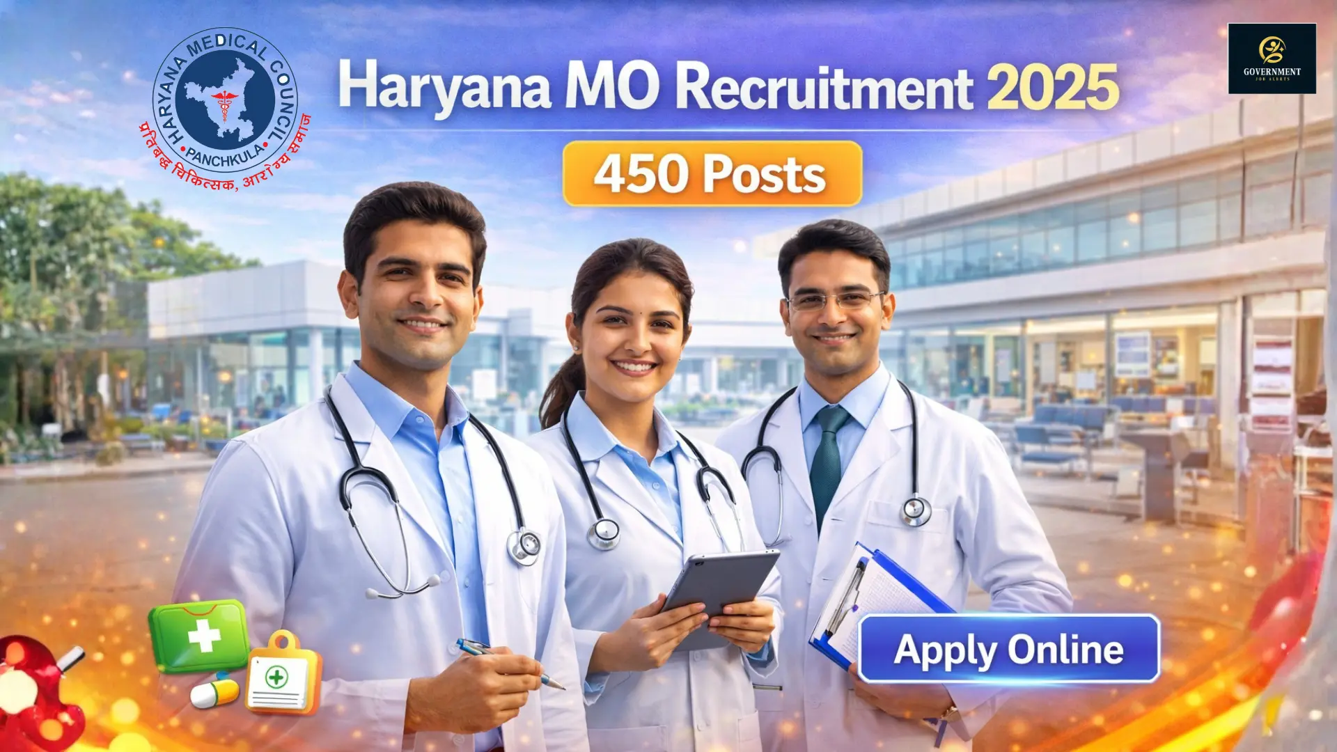 Haryana Health Department Medical Officer Recruitment 2025