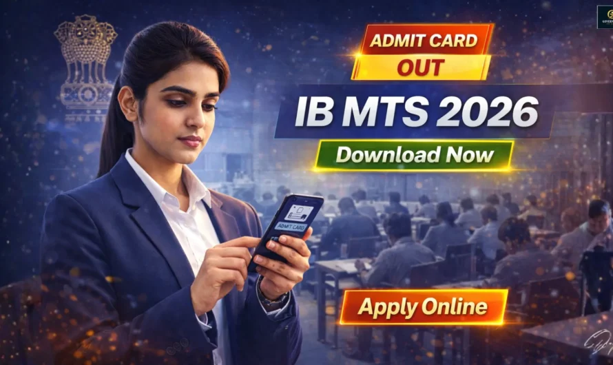 IB MTS Admit Card 2026