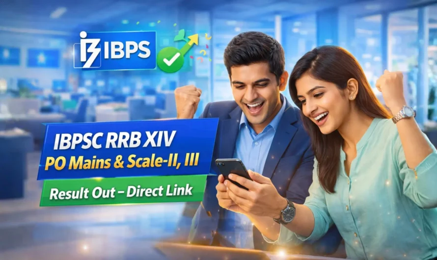 IBPS RRB XIV PO Mains, Scale-II & III Pre Result Out
