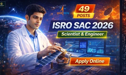 ISRO SAC Recruitment 2026: Apply Online