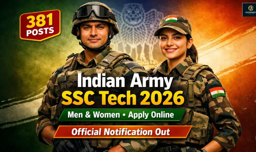 Indian Army SSC (Tech) Entry 2026
