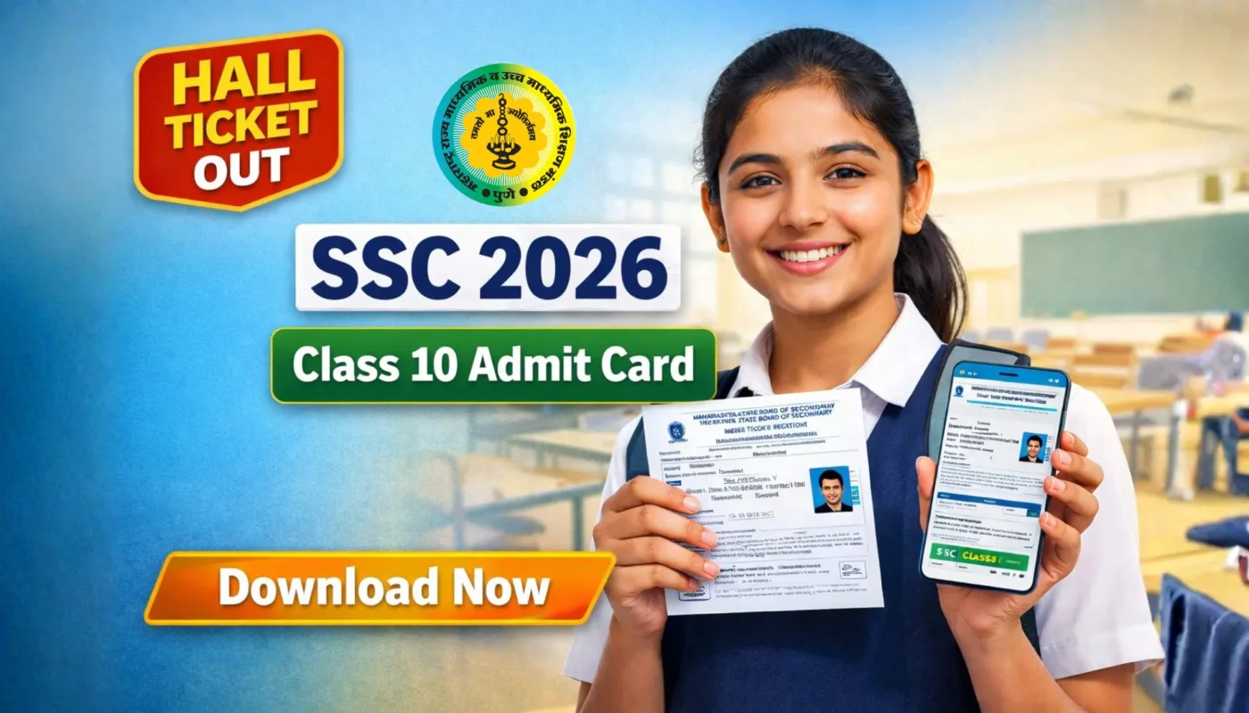 Maharashtra SSC Hall Ticket 2026 Out