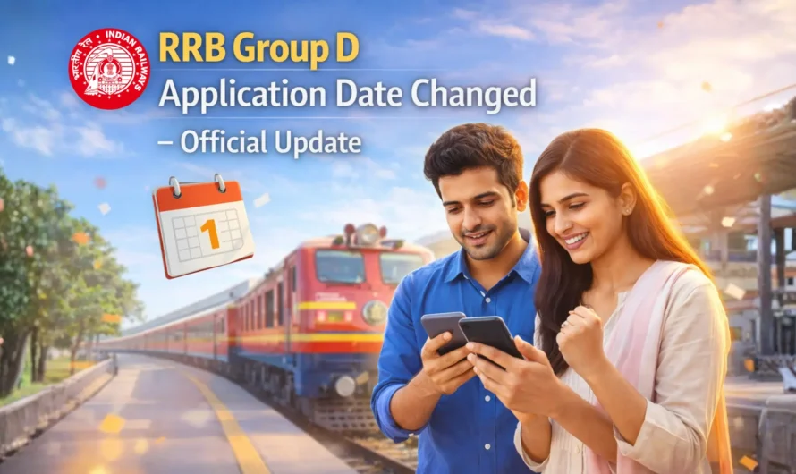 RRB Group D Application Date Changed