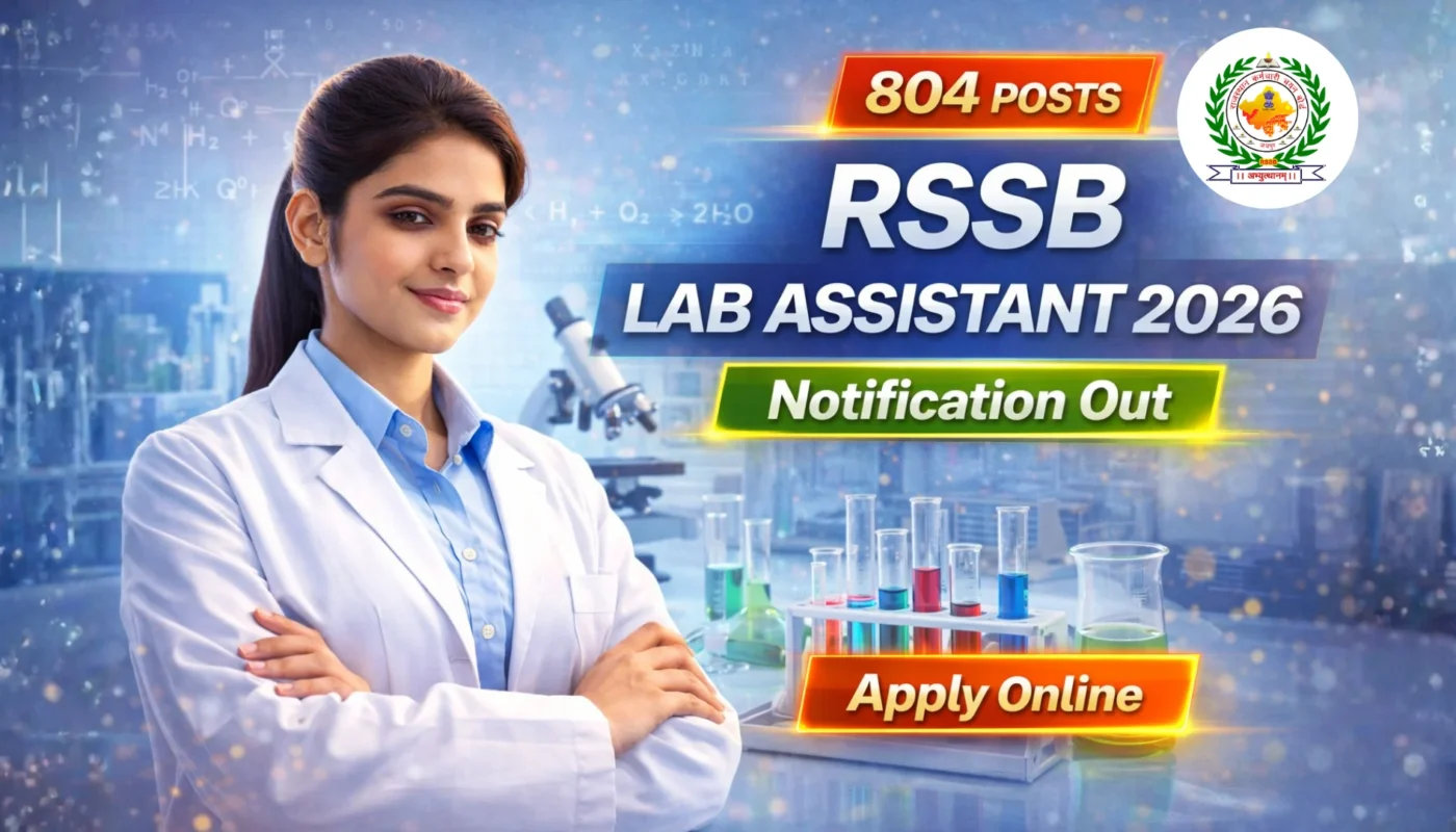RSSB Lab Assistant Recruitment 2026