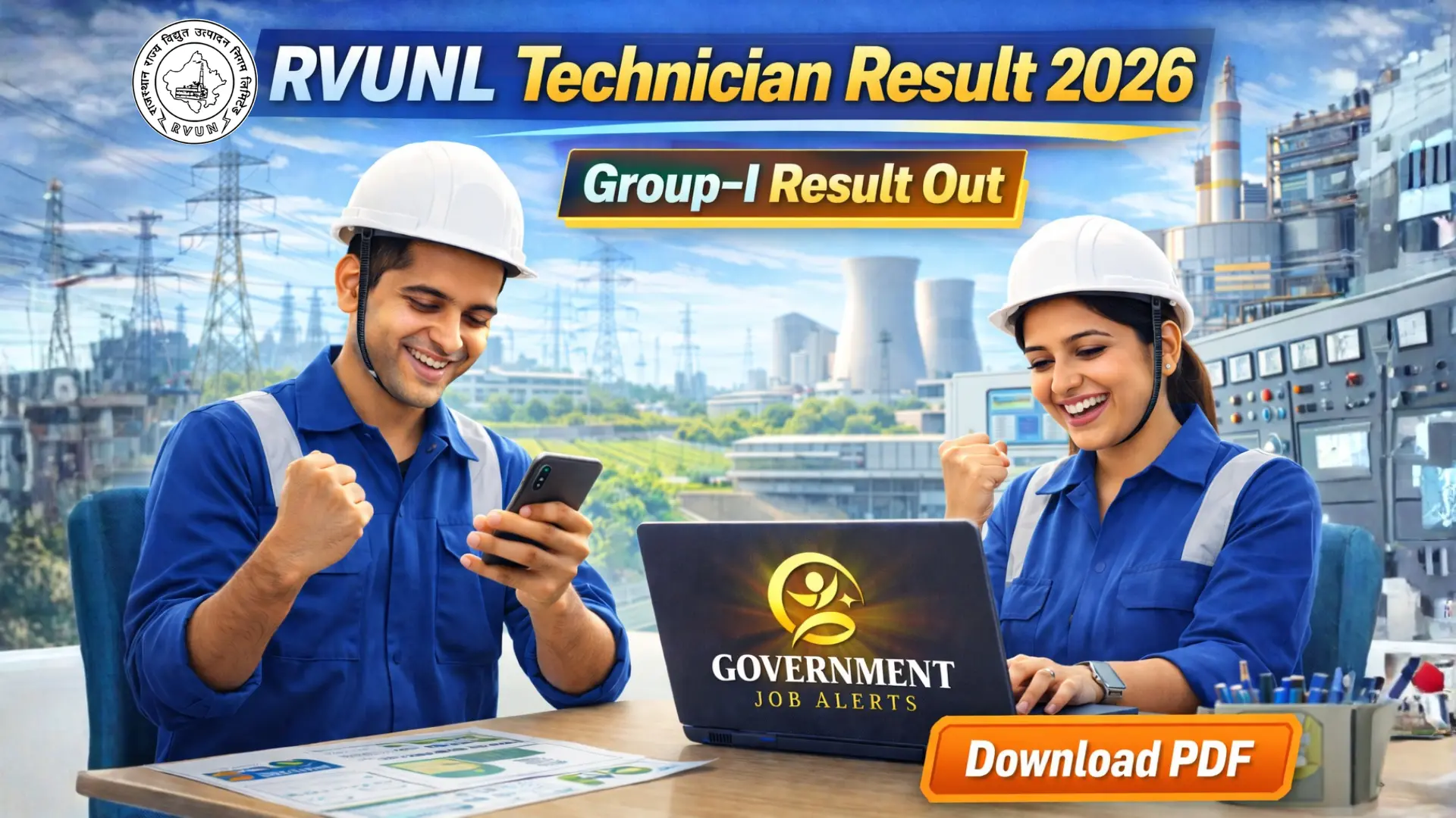 RVUNL Technician Group-I Result Out