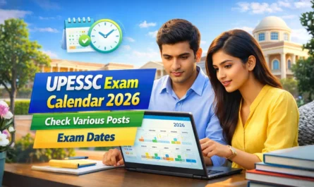 UPESSC Exam Calendar 2026
