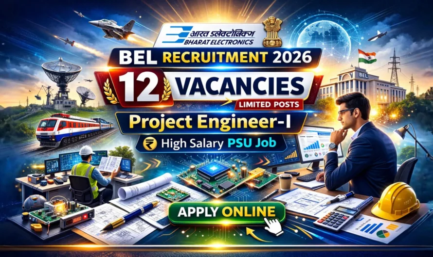 BEL Project Engineer Recruitment 2026