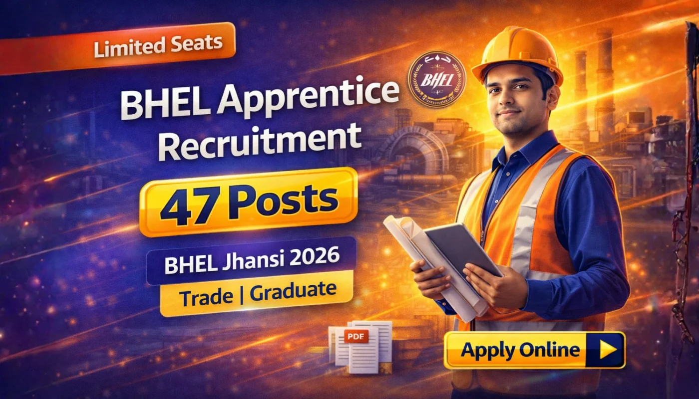 BHEL Jhansi Apprentice Recruitment 2026