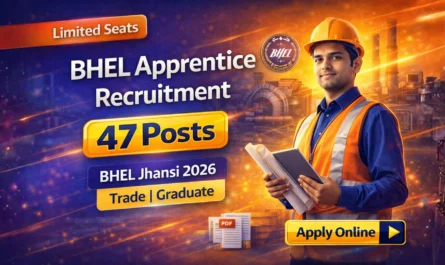 BHEL Jhansi Apprentice Recruitment 2026