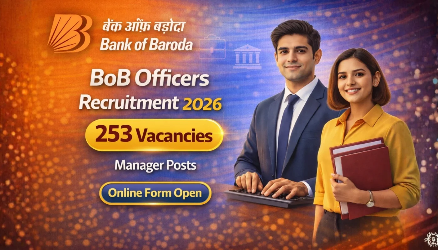 BoB Officers Recruitment 2026 Notification out