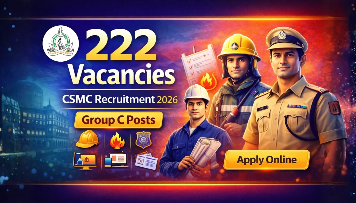 CSMC Group C Recruitment 2026