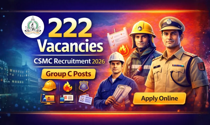 CSMC Group C Recruitment 2026