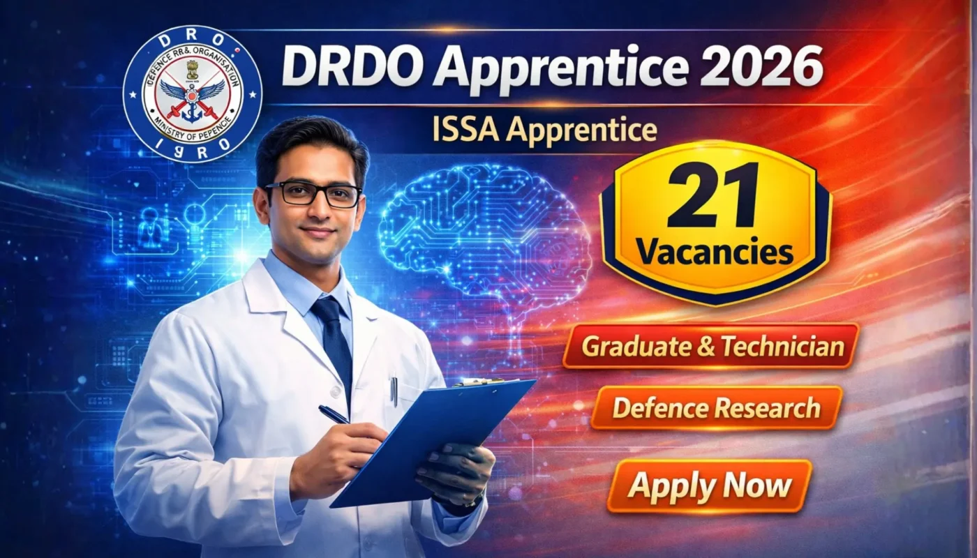 DRDO ISSA Apprentice Recruitment 2026