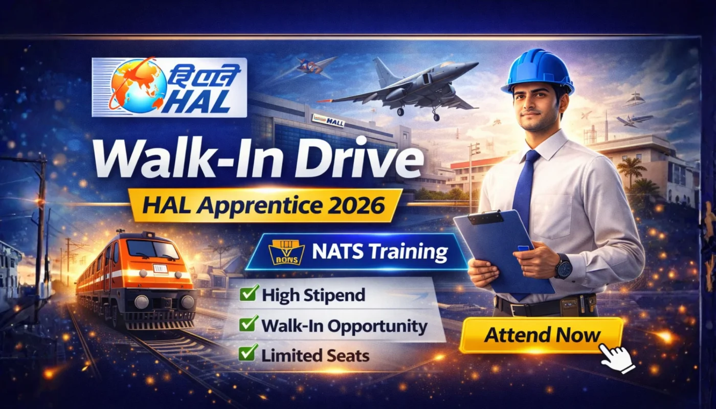 HAL Apprentice Recruitment 2026
