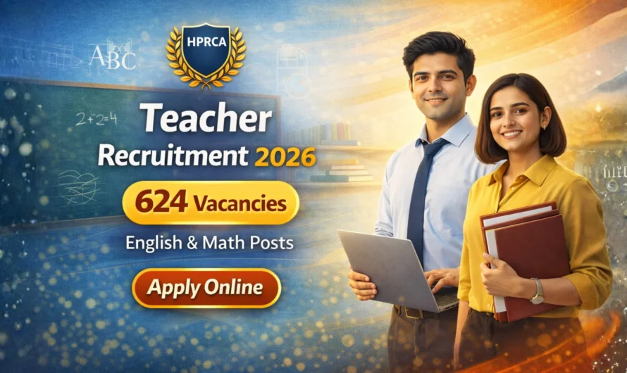 HPRCA Teacher Recruitment 2026