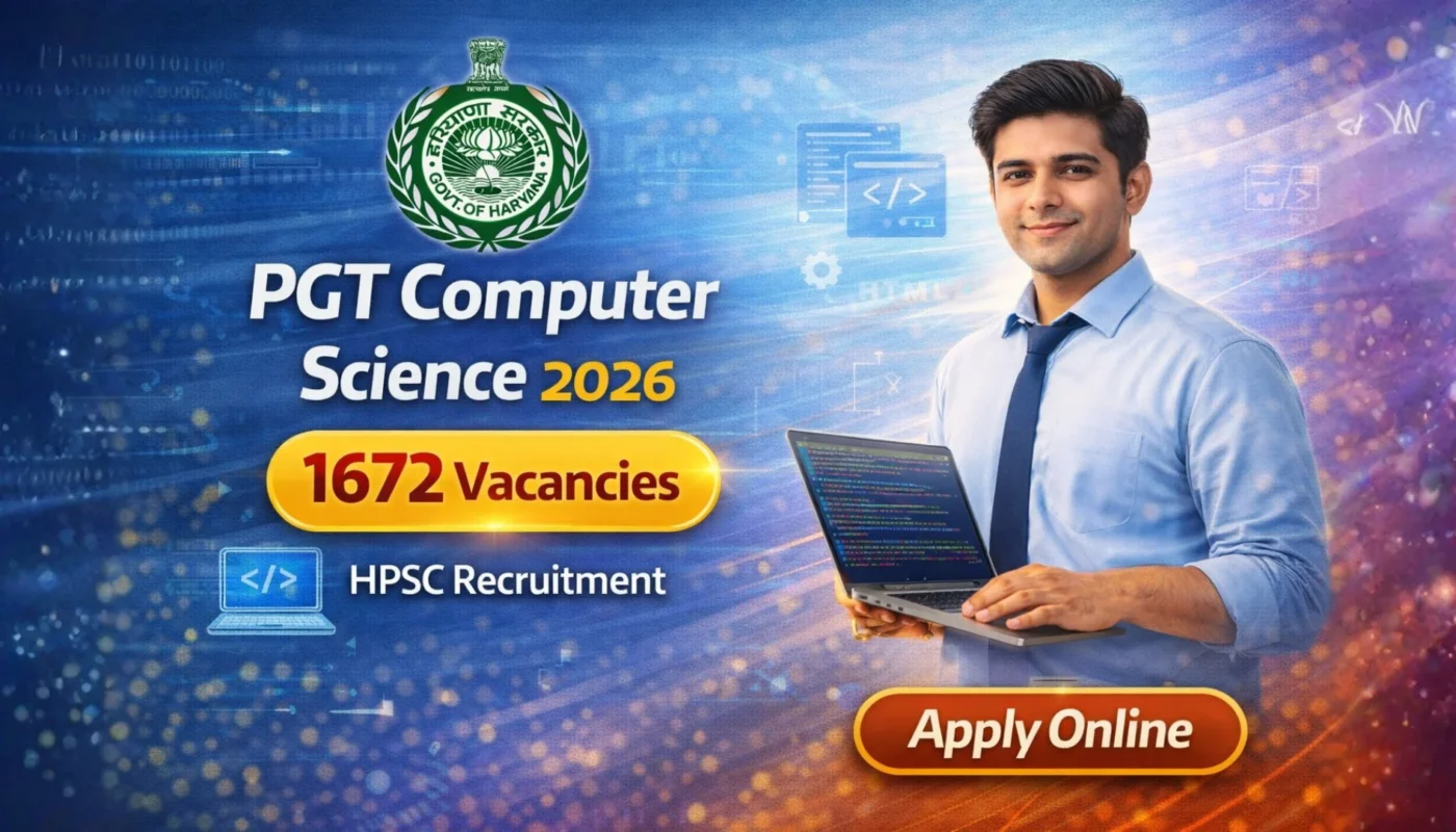 HPSC PGT Computer Science Recruitment 2026