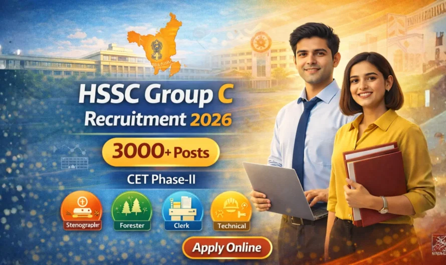 HSSC Group C Recruitment 2026