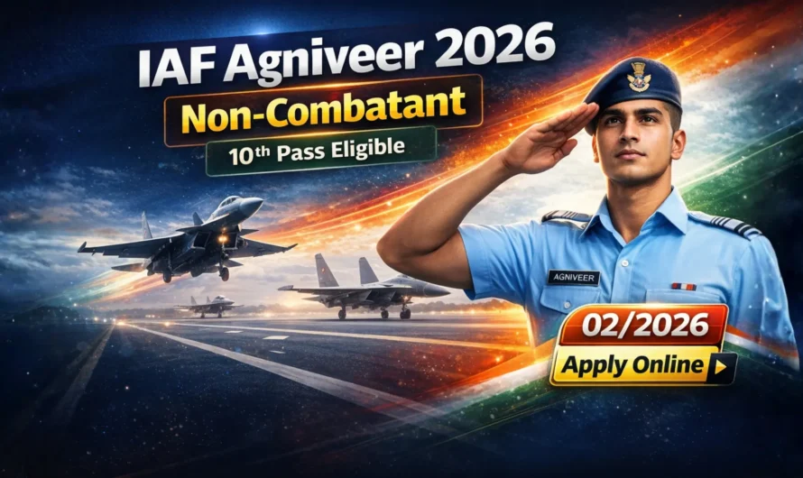 IAF Agniveer Non-Combatant Recruitment 2026