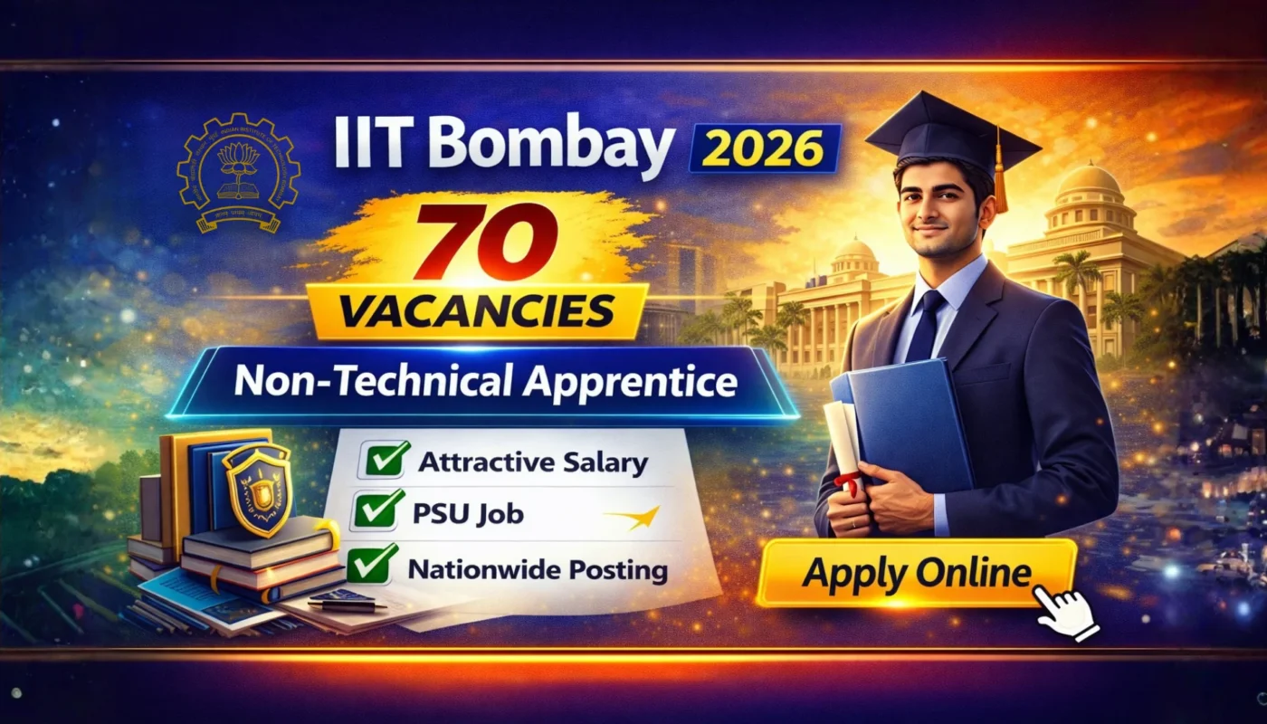 IIT Bombay Graduate Apprentice Recruitment 2026