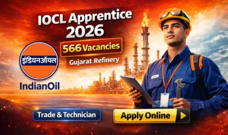 IOCL Gujarat Refinery Apprenticeship 2026