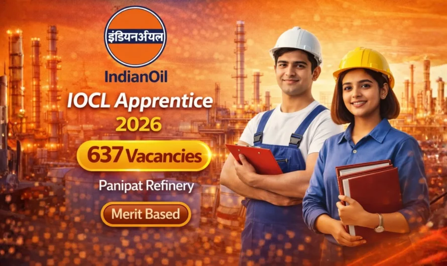 IOCL Apprenticeship Recruitment 2026: Apply Online