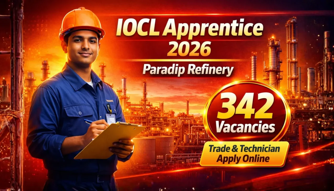 IOCL Paradip Refinery Apprentice Recruitment 2026
