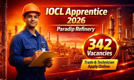 IOCL Paradip Refinery Apprentice Recruitment 2026