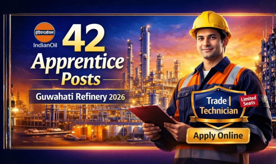 IOCL Guwahati Refinery Apprentice Recruitment 2026