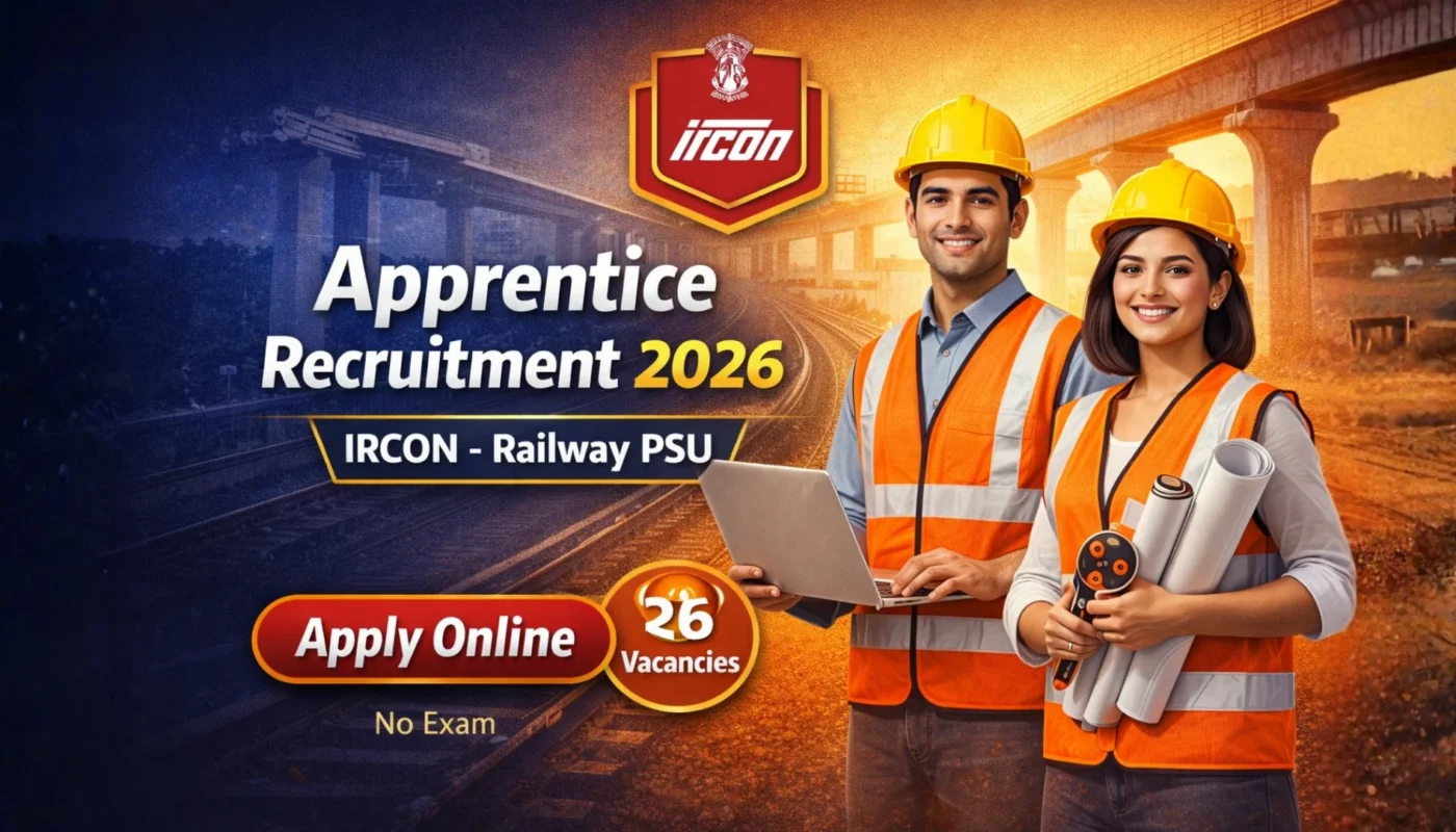 IRCON Apprentice Recruitment 2026