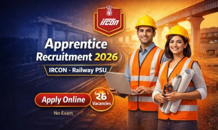 IRCON Apprentice Recruitment 2026