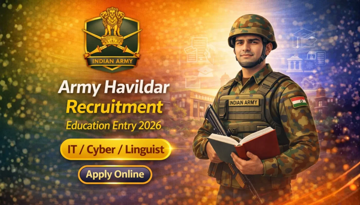 Indian Army Havildar (Education) Recruitment 2026