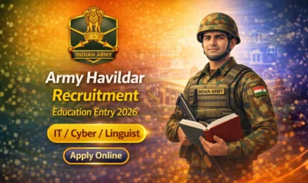 Indian Army Havildar (Education) Recruitment 2026