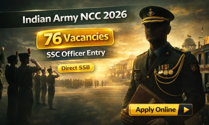 Indian Army NCC Special Entry 2026