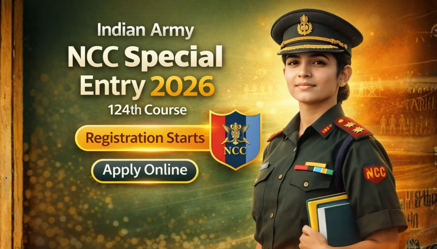 Indian Army NCC Special Entry 124th Course 2026