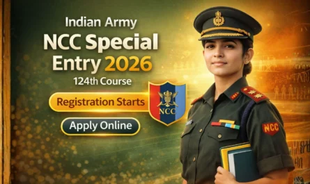 Indian Army NCC Special Entry 124th Course 2026