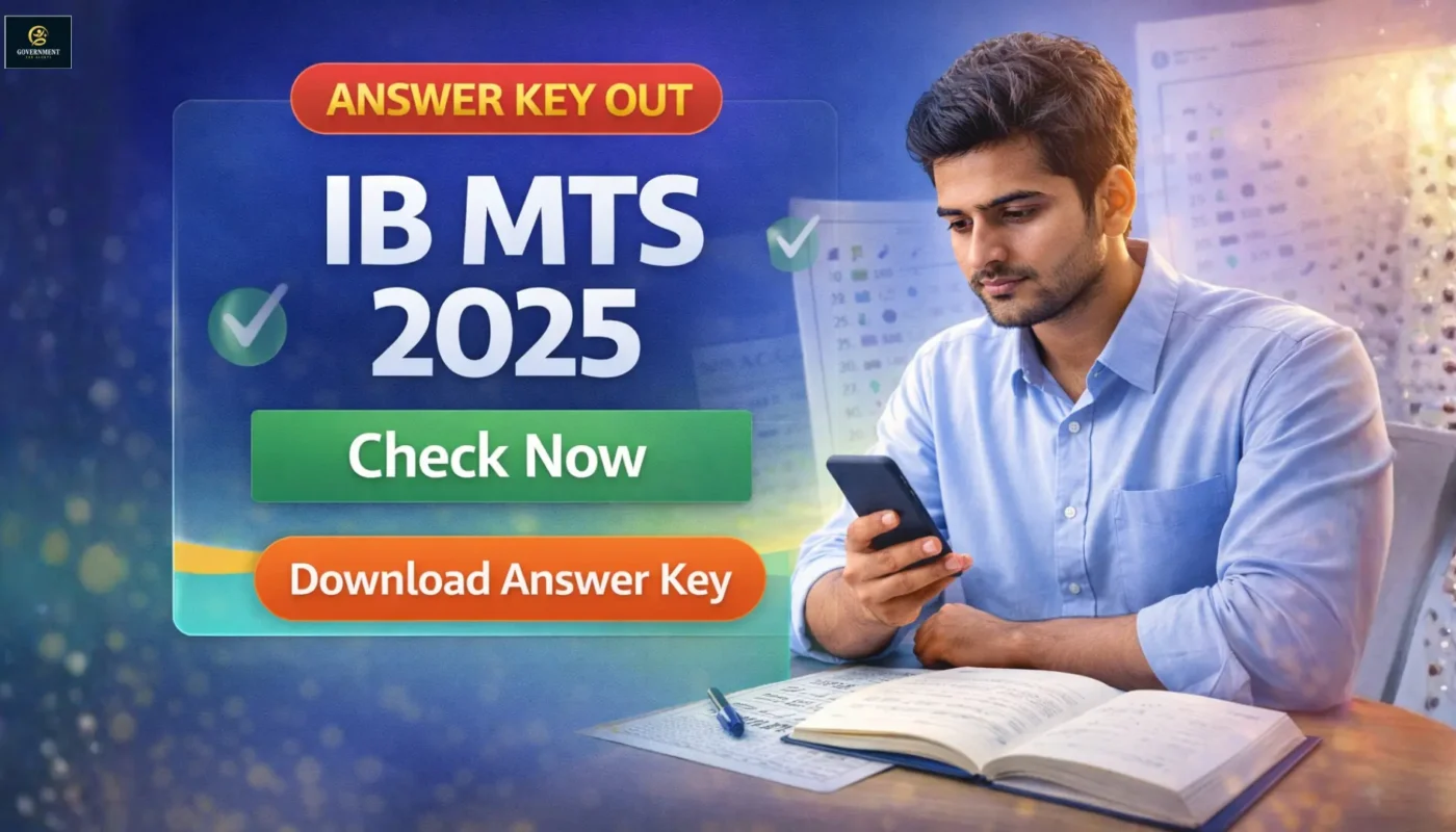 Intelligence Bureau MTS Recruitment 2025: Answer Key Out