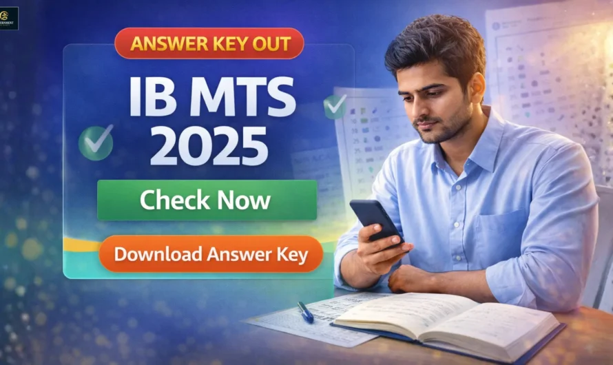 Intelligence Bureau MTS Recruitment 2025: Answer Key Out