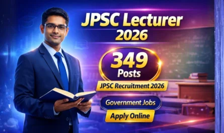 JPSC Lecturer Recruitment 2026