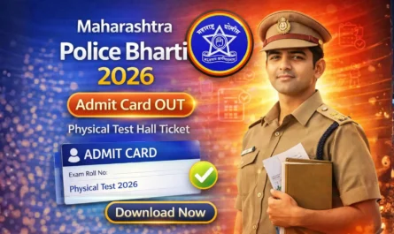 Maharashtra Police Bharti Physical Admit Card 2026 Released