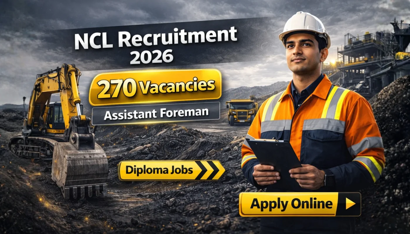 NCL Assistant Foreman Recruitment 2026