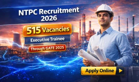 NTPC Executive Trainee Recruitment 2026