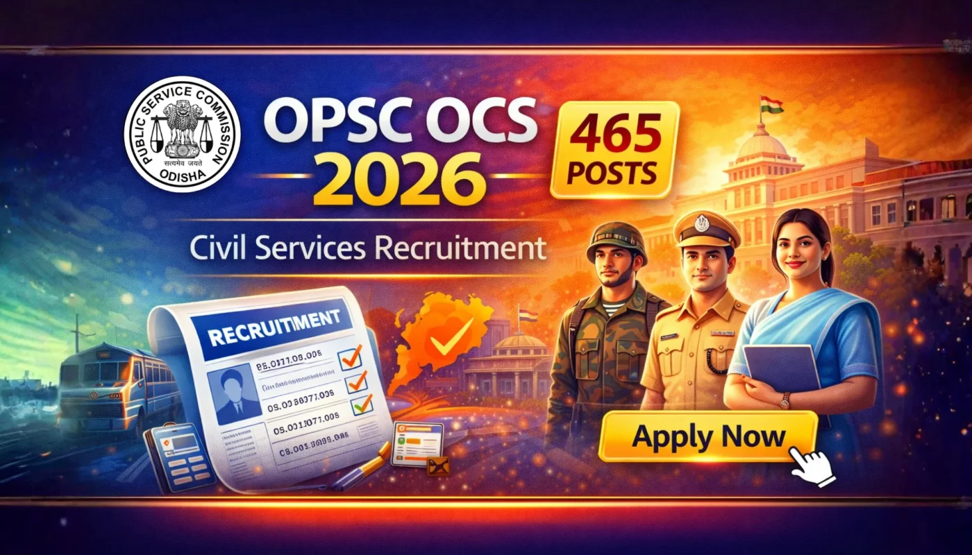 OPSC OCS Recruitment 2026