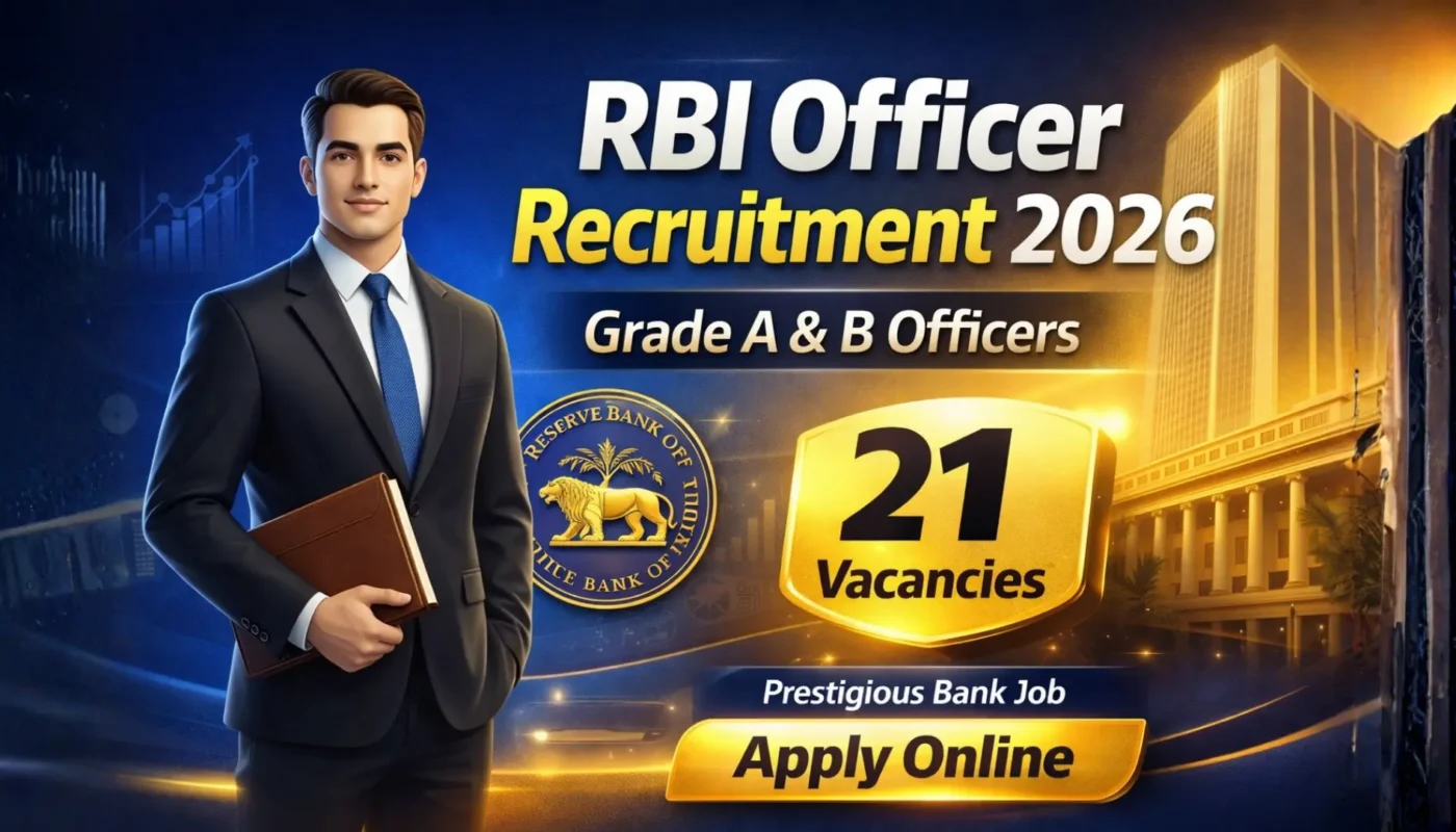 RBI Officer Grade B & A Recruitment 2026