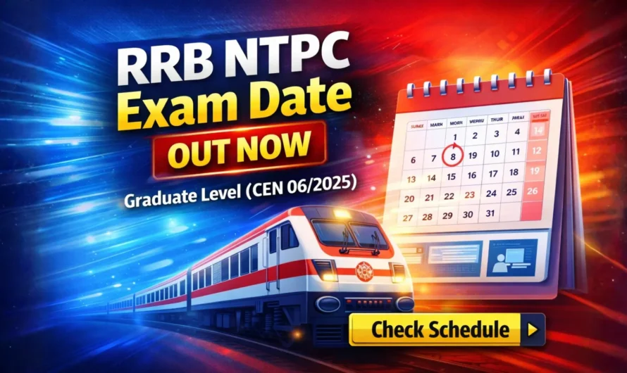 RRB NTPC 06/2025 Graduation Exam Date Out